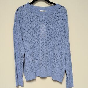 NWT Elegant Periwinkle Knit Sweater